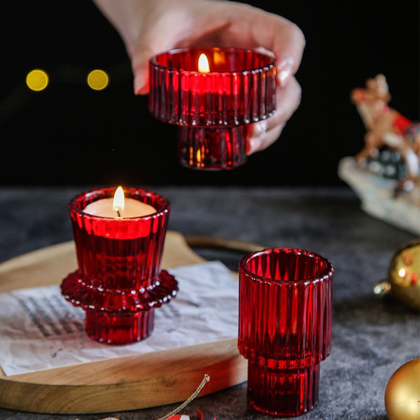 Mini Glass Candle Holders