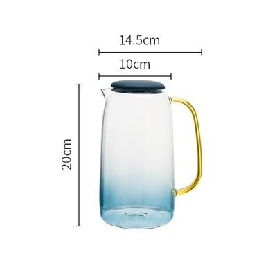 Glacial Blue Glass Drinkware