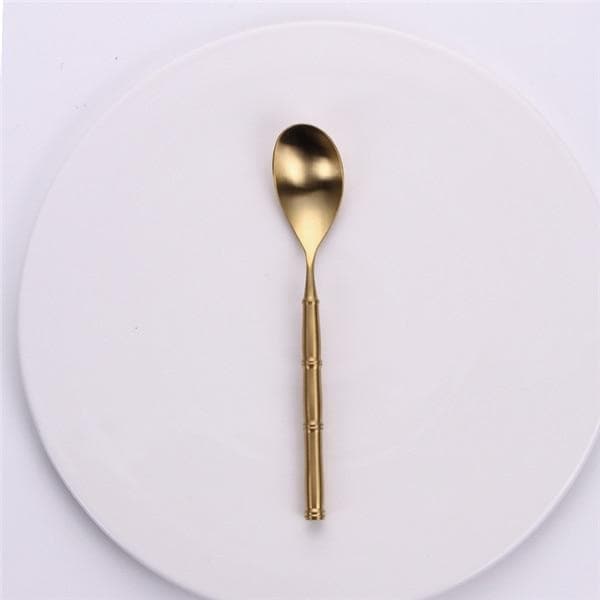 Gold Cutlery Set Stainless Steel Cutlery Set Western Food Tableware Luxury Metal Fork Teaspoon Knife Cutlery Set tableware