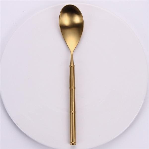 Gold Cutlery Set Stainless Steel Cutlery Set Western Food Tableware Luxury Metal Fork Teaspoon Knife Cutlery Set tableware