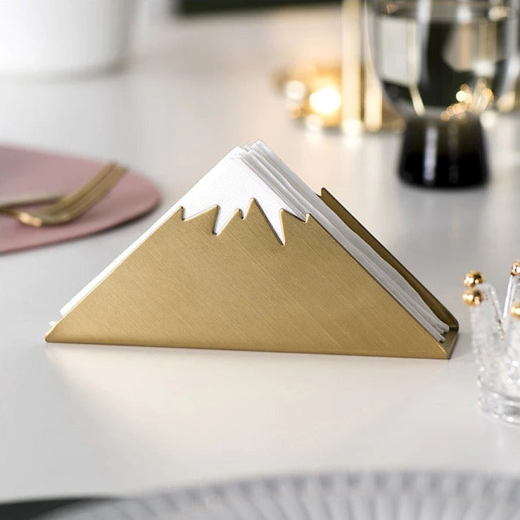 Gold Style Napkin Holder metallic high quality