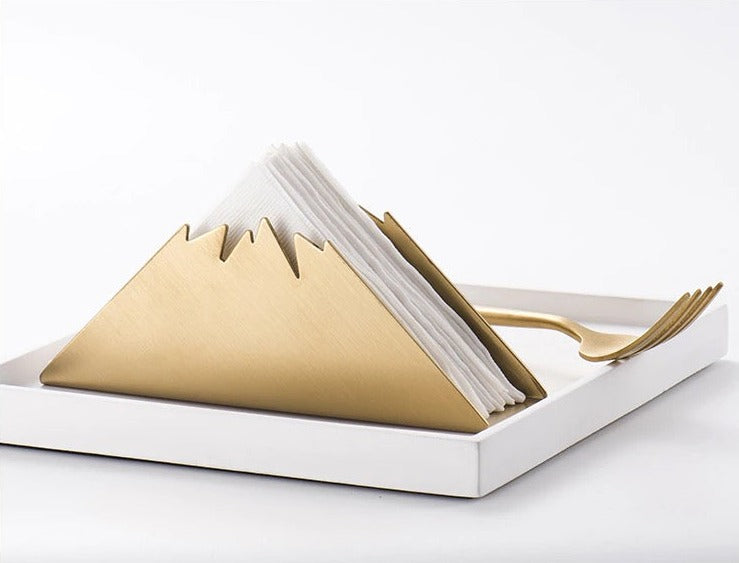 Gold Style Napkin Holder metallic high quality