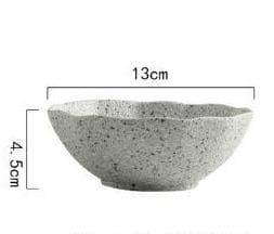 High quality ceramic plates and bowls with granite texture