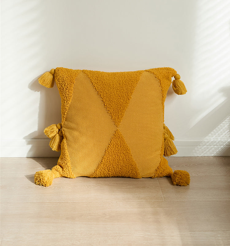 Housse de coussin colorée