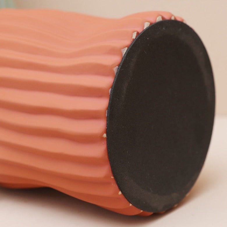 Pastel Accordion Ceramic Vase