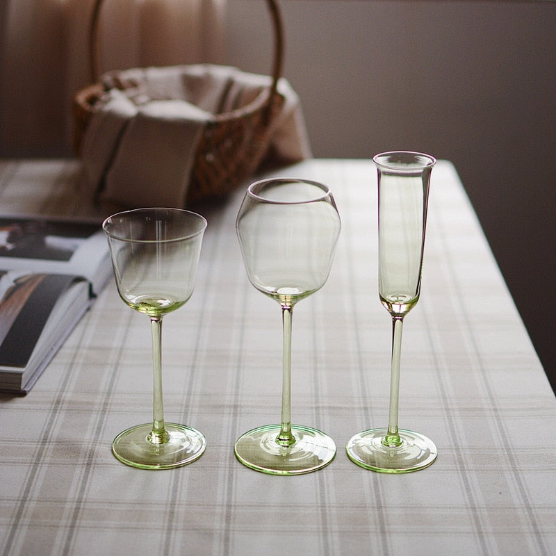 Dinnerware Crystal Champagne Glasses Cups Wine Glass