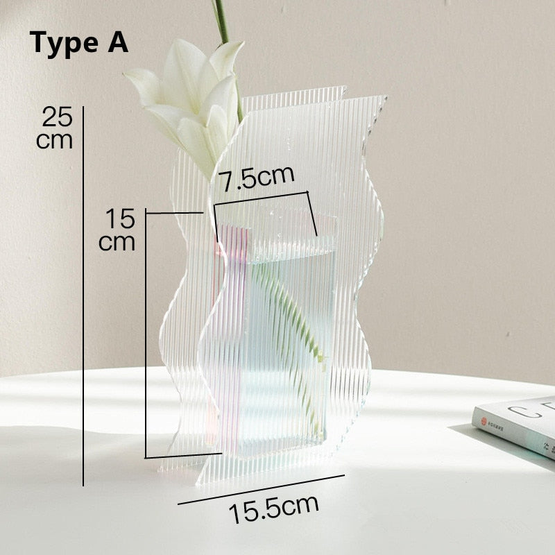 Acrylic Transparent Flower Vase