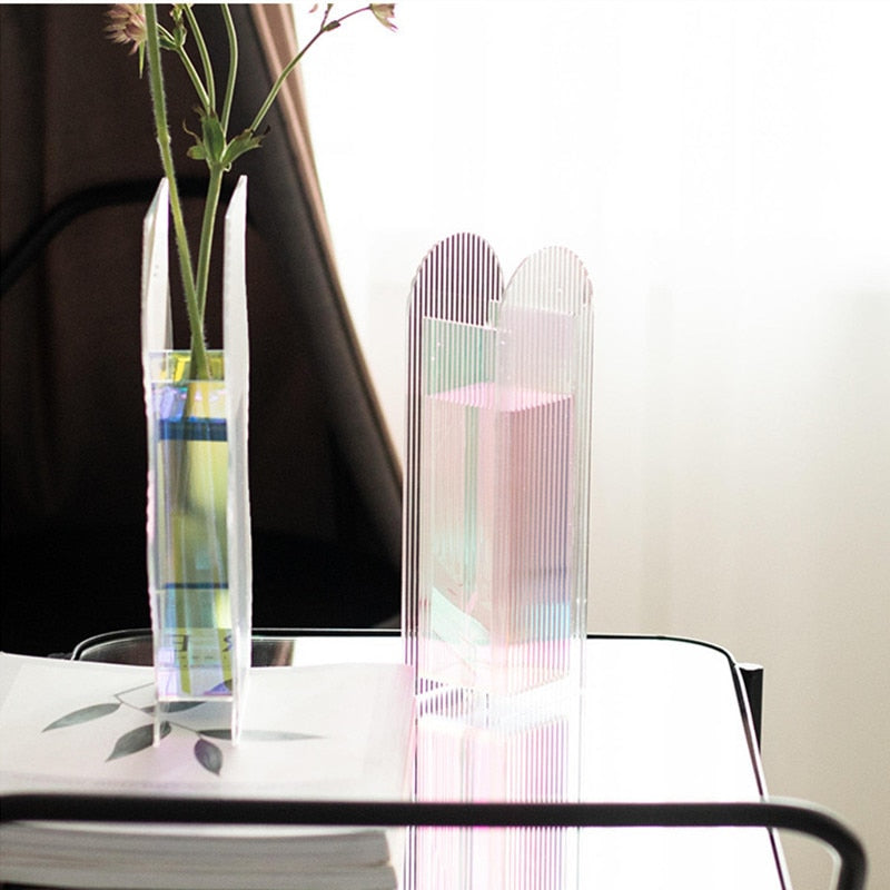 Acrylic Transparent Flower Vase