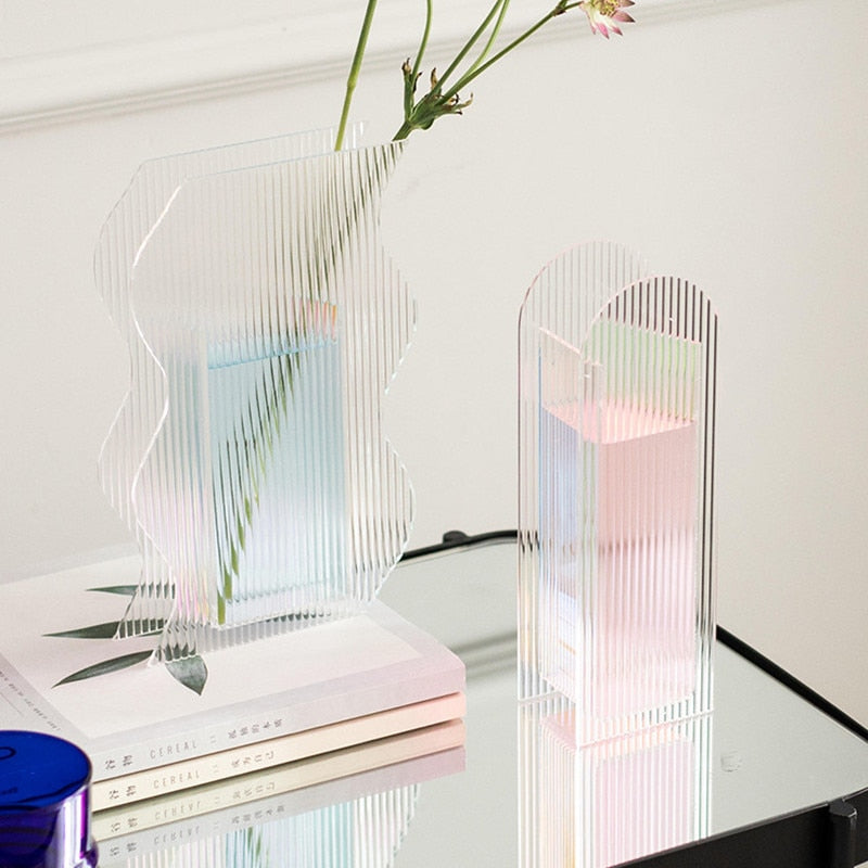 Acrylic Transparent Flower Vase