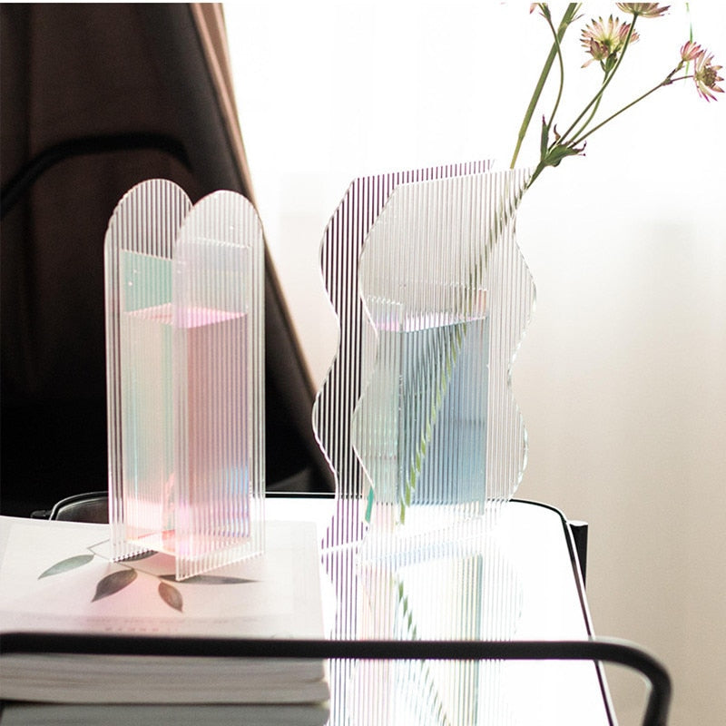 Acrylic Transparent Flower Vase