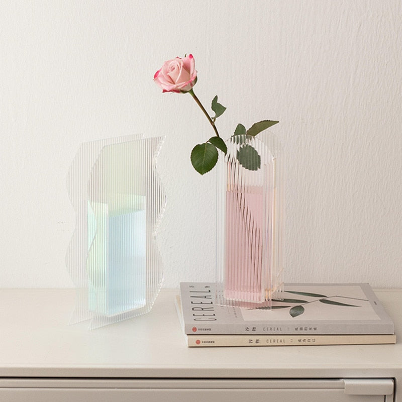 Acrylic Transparent Flower Vase