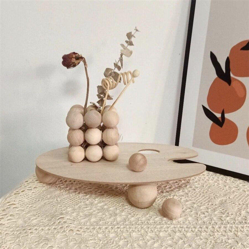 Wooden Table Tray Palette Color 