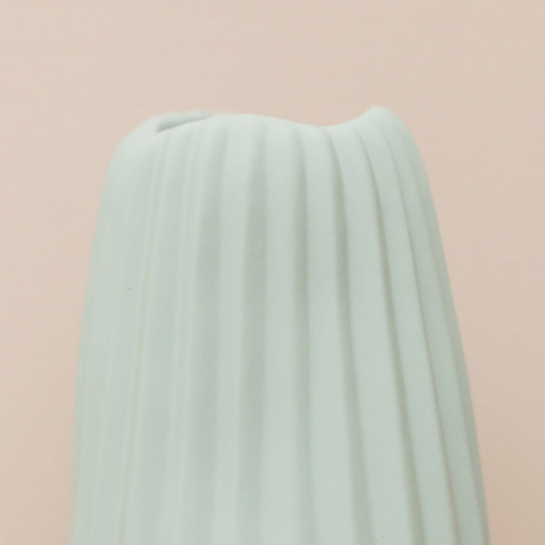 Pastel Accordion Ceramic Vase