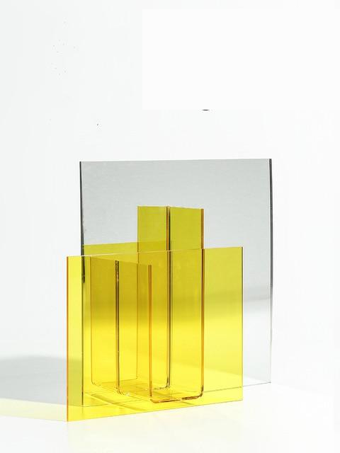 abstract Acrylic Translucent colors vase