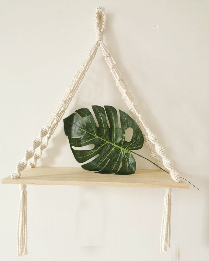 Hortensia Macrame Hanging Shelf