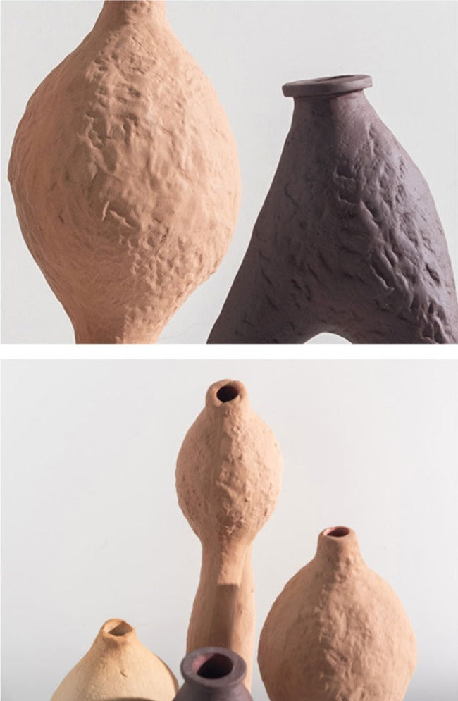 Humanoide Texture Ceramic Vase