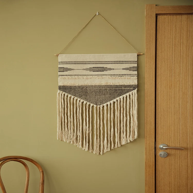 Geometric Pattern Wall Tapestry