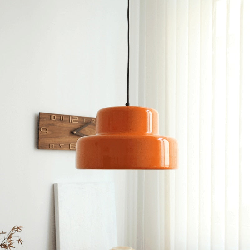 Vintage Orange LED Ceiling Lamp 