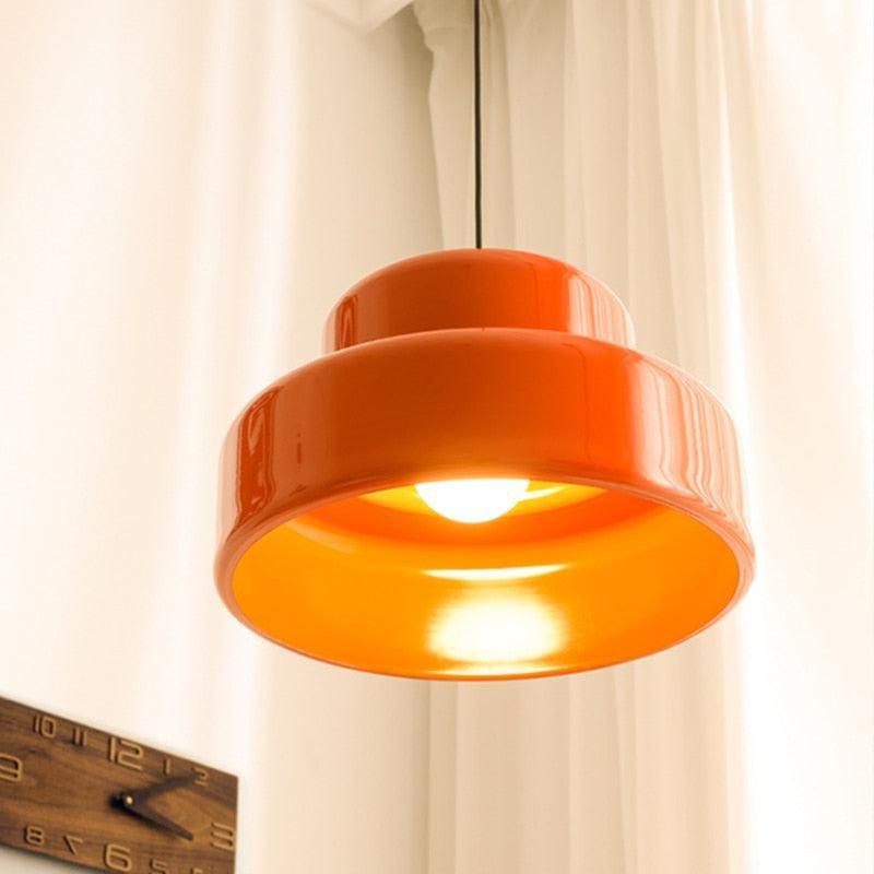 Vintage Orange LED Ceiling Lamp 