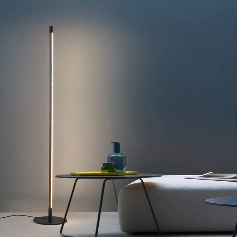 linear aluminum LED floor lamp