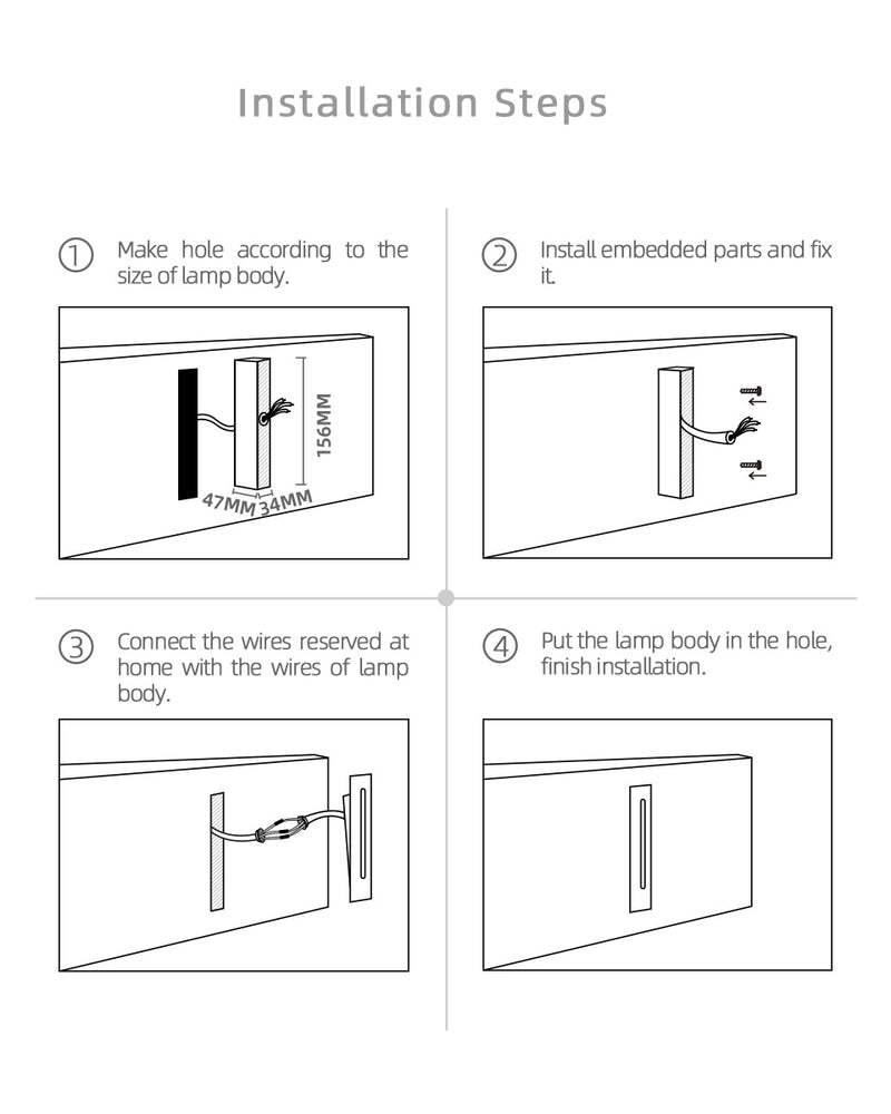 LED Wall Lamp Waterprood Light