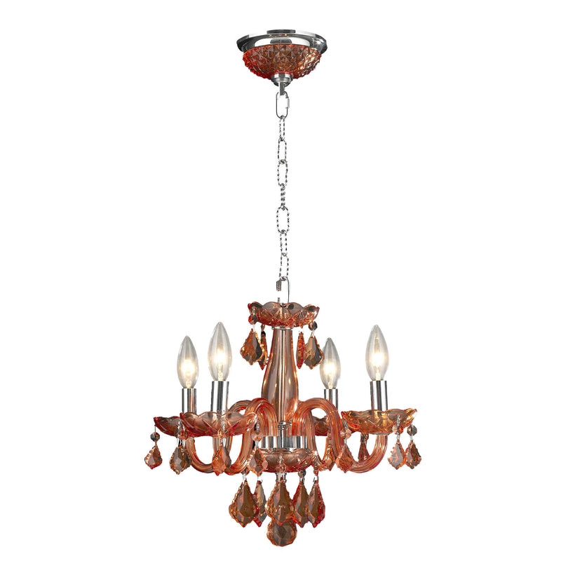 Lumiere Chrome and Crystal Chandelier Light