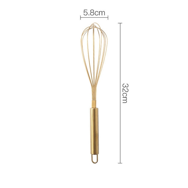 Luxury Gold Stainless Steel Baking Utensil Set