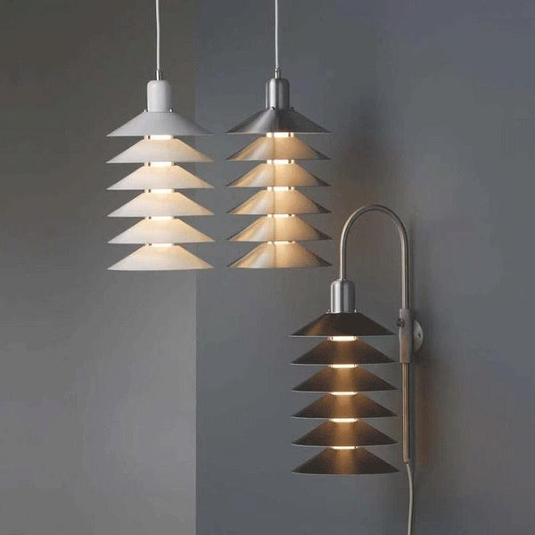 Post-modern Multi-layer Iron Pendant/ Wall Lamp