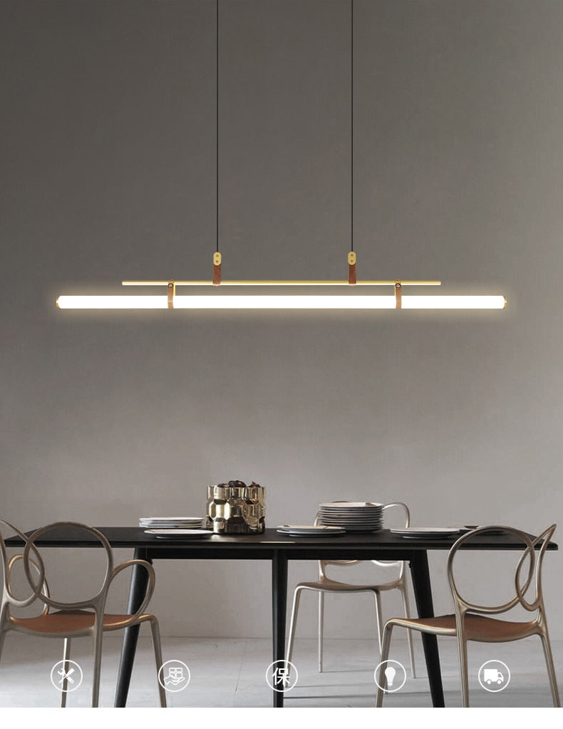 Minimal Belt LED Pendant Lamp