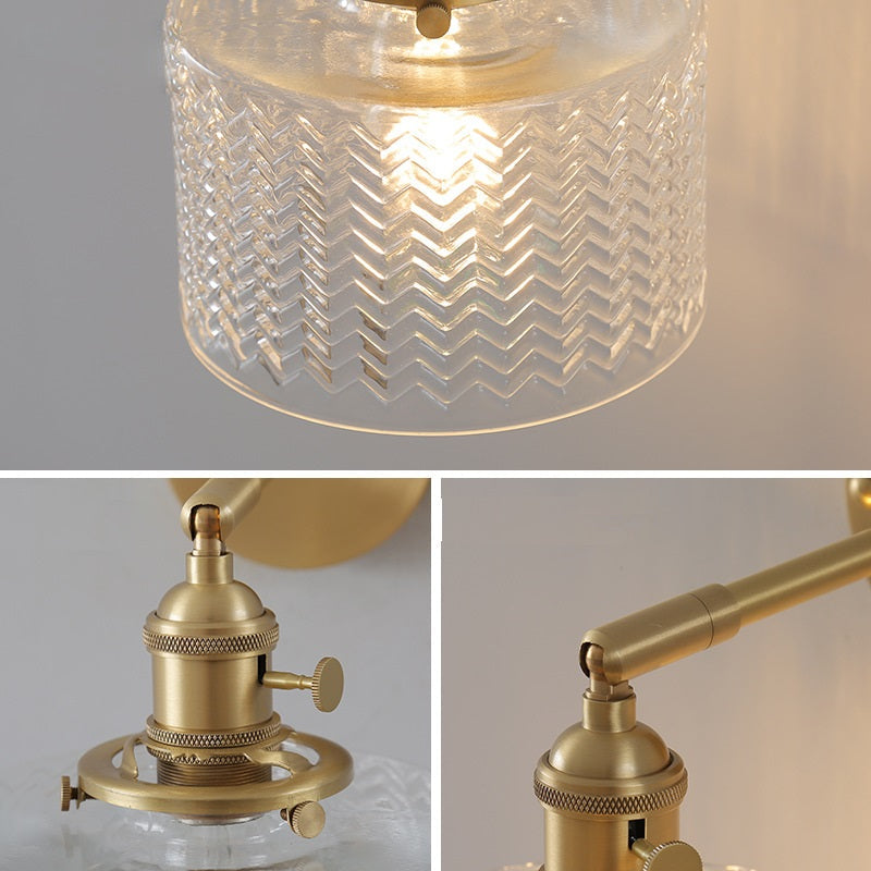 Modern glass Wall light Retro Style Japanese glass design