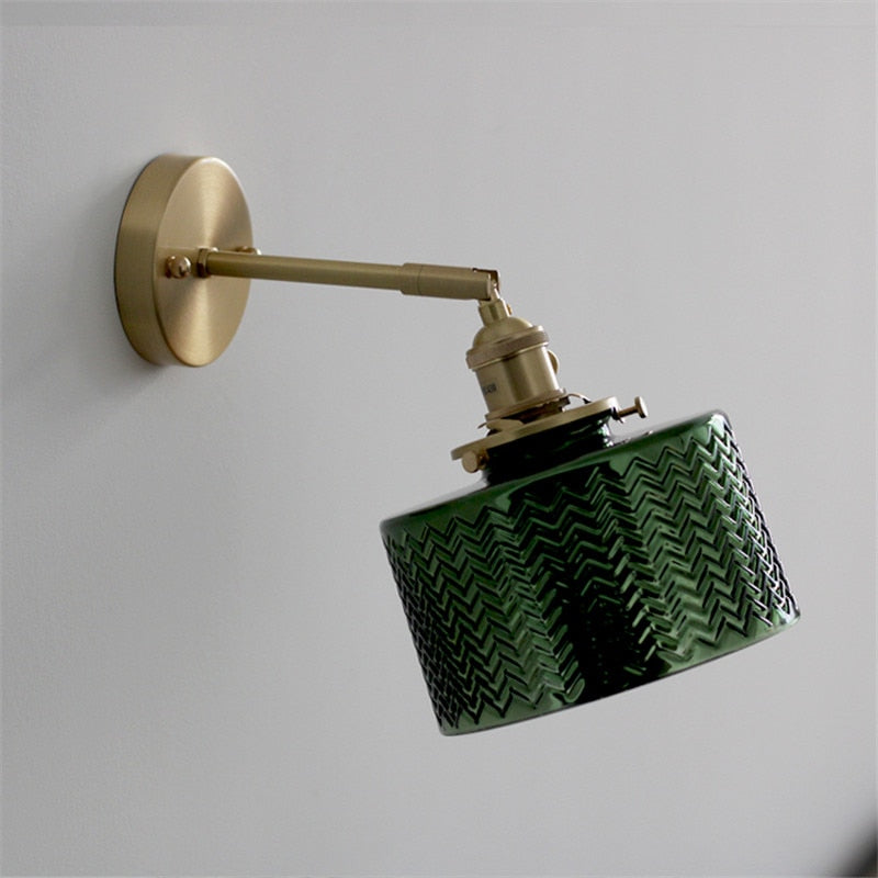 Modern glass Wall light Retro Style Japanese glass design