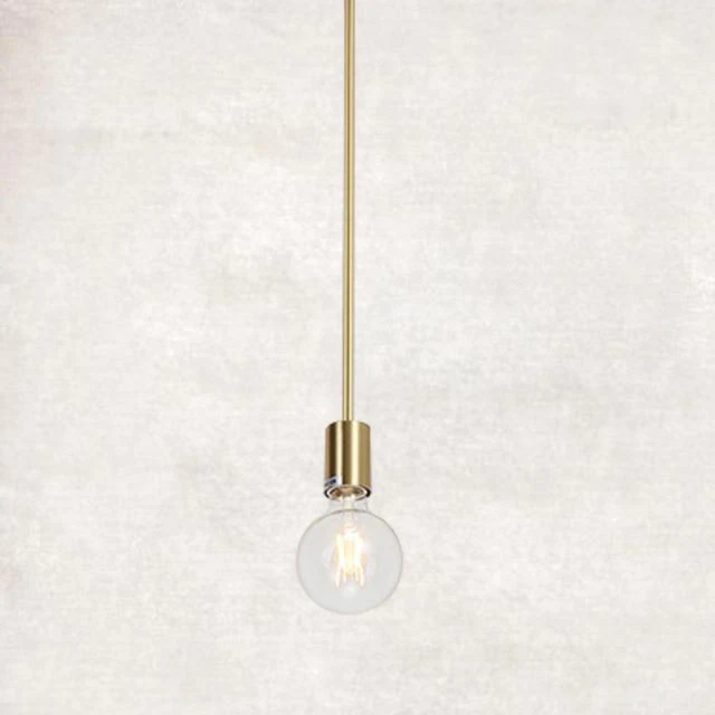 Metal Pendant Light with LED Bulbs for Living Room and Bed Room Gold retro modern sputnik lamp light bulbs