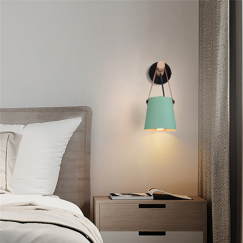 Modern Wood & Metal Wall Sconce - Final Sale