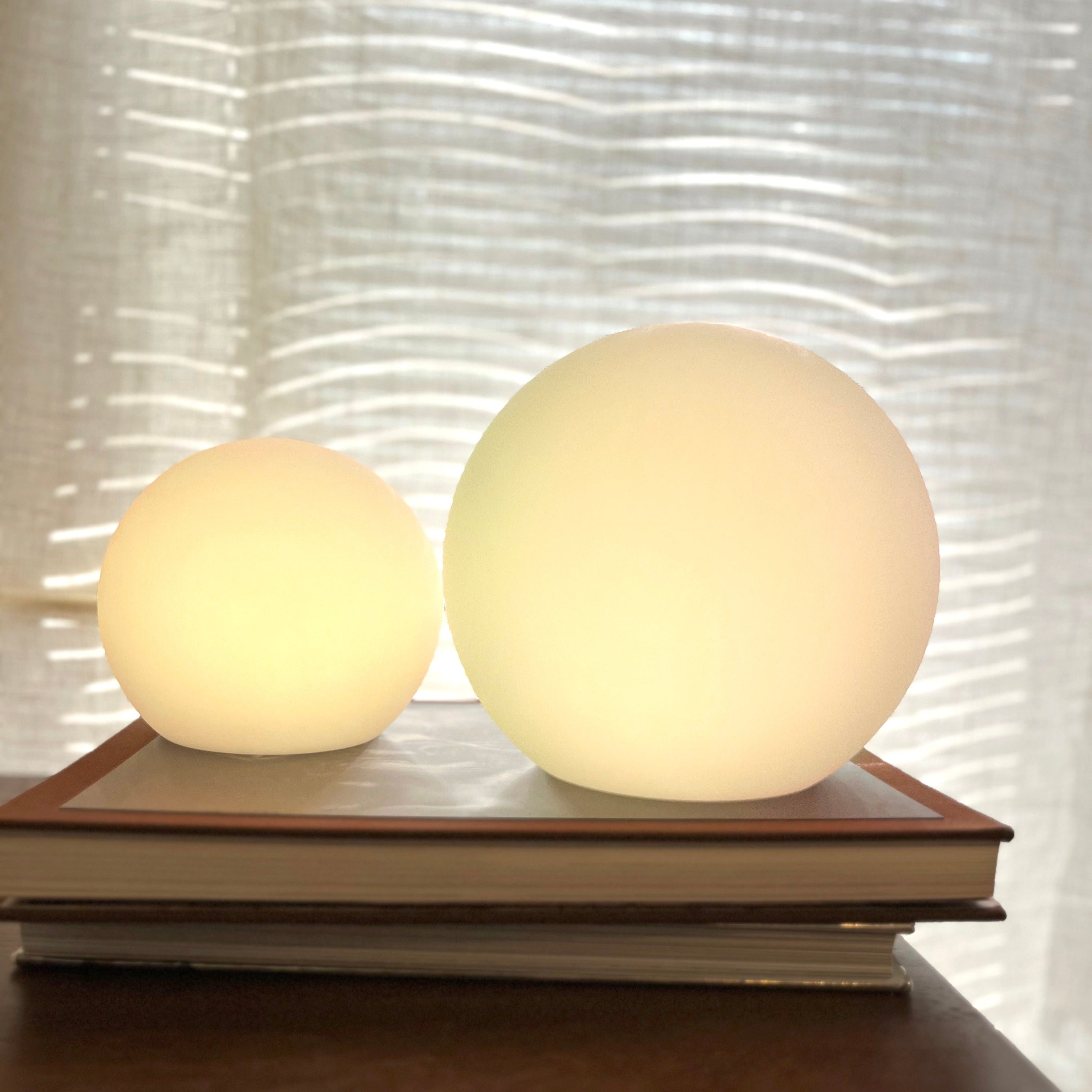 Moon Globe Cordless LED Table Lamp with Rechargeable Batteries