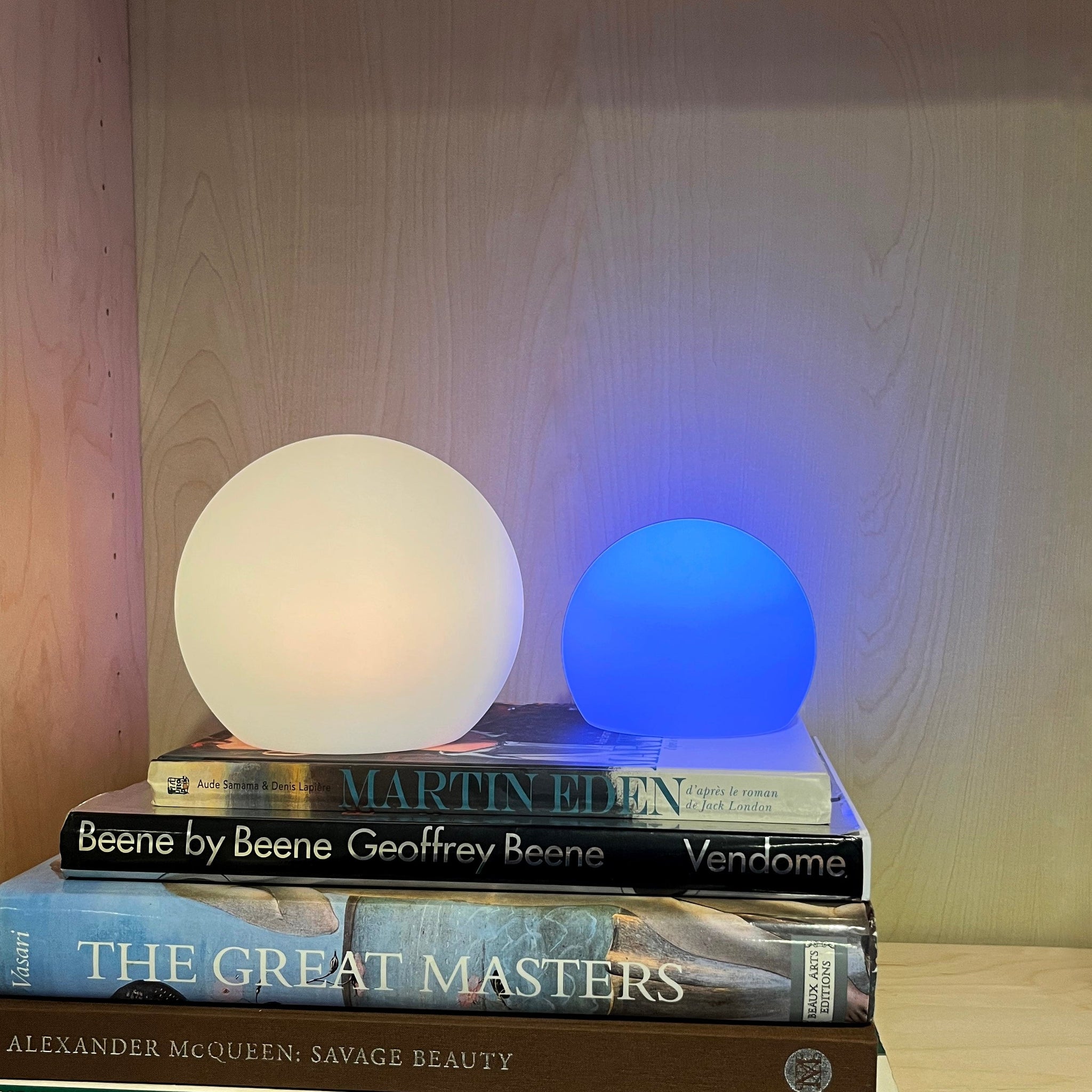 Moon Globe Cordless LED Table Lamp with Rechargeable Batteries