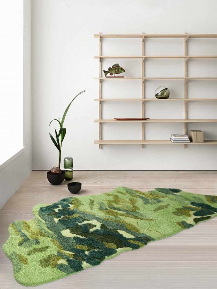 Polyester Handmade Floor Mat