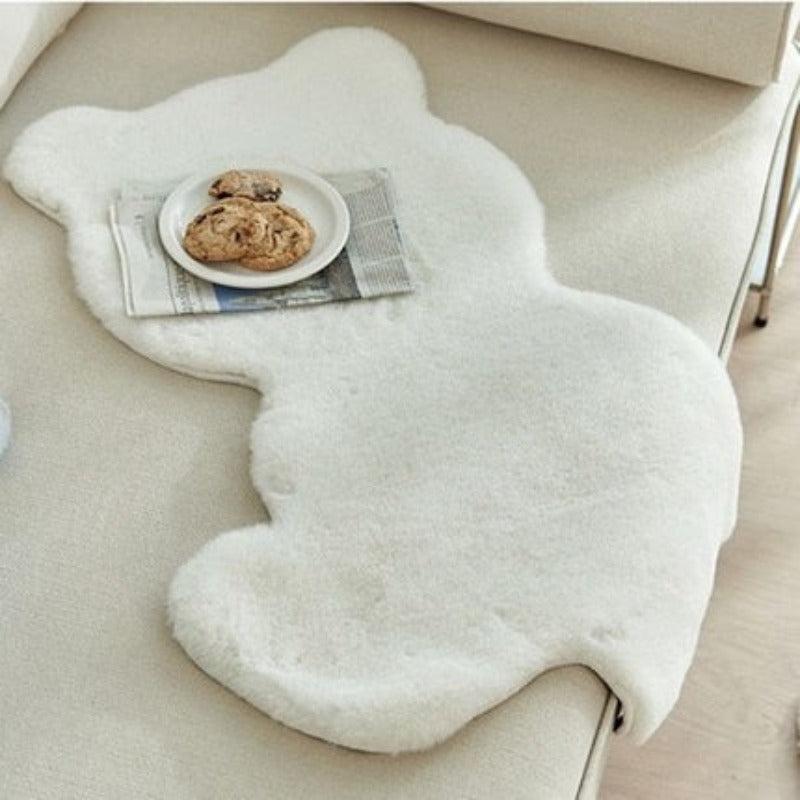 Cat Rug Shape Thicken Bath Carpet Plush Floor For Home Decoration