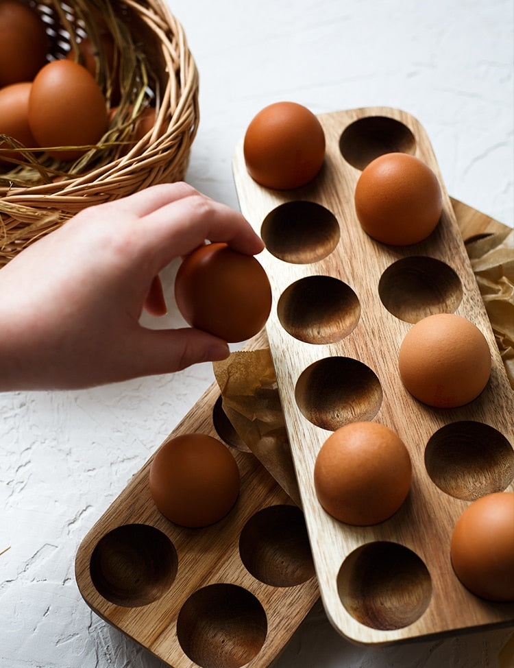 Rectangle Wooden Egg holder