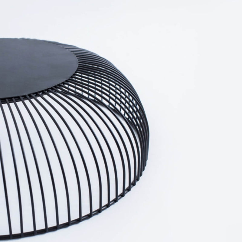 Round Black Storage Basket