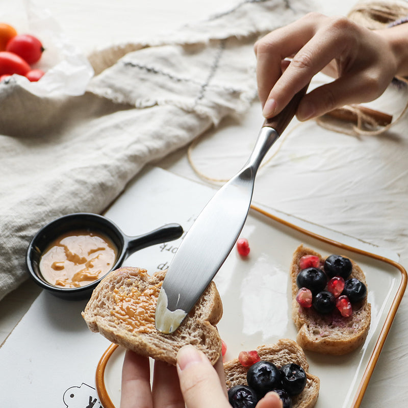 Only Natural Stainless Steel and Wood Flatware Set