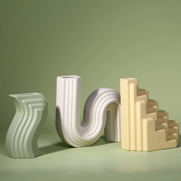 Pastel Ceramic Vases