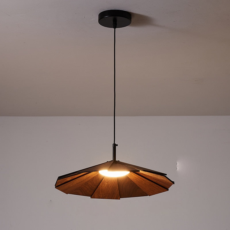 Origami Wood Pendant Lamp