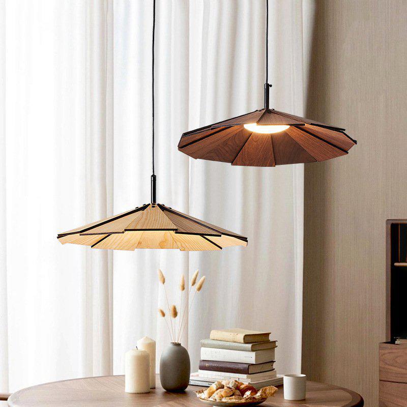 Origami Wood Pendant Lamp