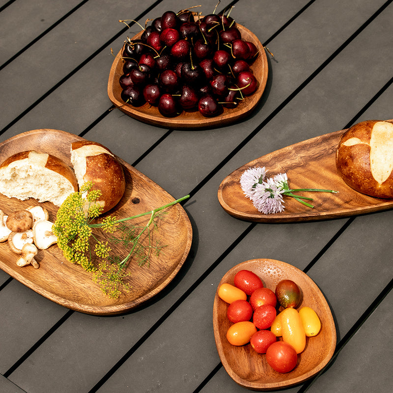 Oxford Black Walnut Serving Trays