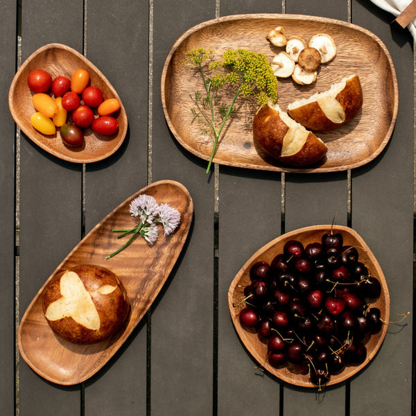 Oxford Black Walnut Serving Trays