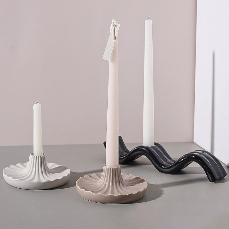 Ceramics Candle Holder Candlestick