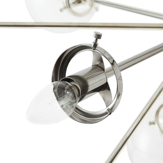 Paige Chandelier with Oversized Globe Bulbs