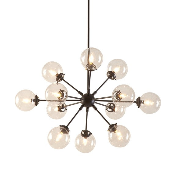 Paige Chandelier with Oversized Globe Bulbs