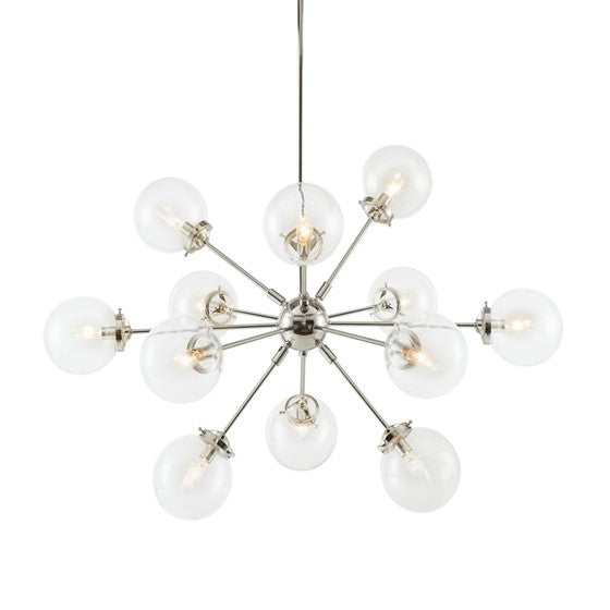 Paige Chandelier with Oversized Globe Bulbs