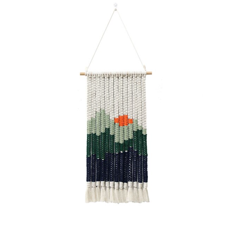 Paisaje Macramé Hanging Tapestry